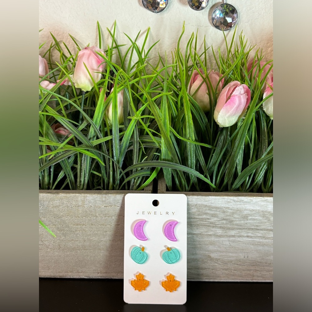 New Boutique Fall, Halloween three pairs of earrings